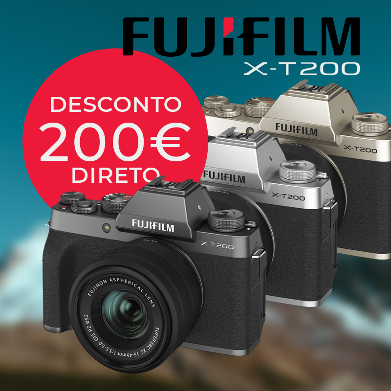 FUJIFILM X-T200 Campanha Desconto direto